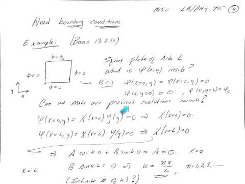 Laplace's Equation in 2-D