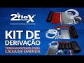 Kit de Derivação Termocontrátil para Caixa de Emenda Óptica