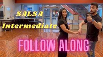 Salsa Intermediate Combination - Follow Along!
