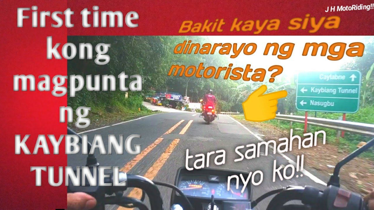 ROAD TRIP: First time kong magpunta ng KAYBIANG TUNNEL....Nasita pa ng Police ✌ sir.. J H MotoRiding