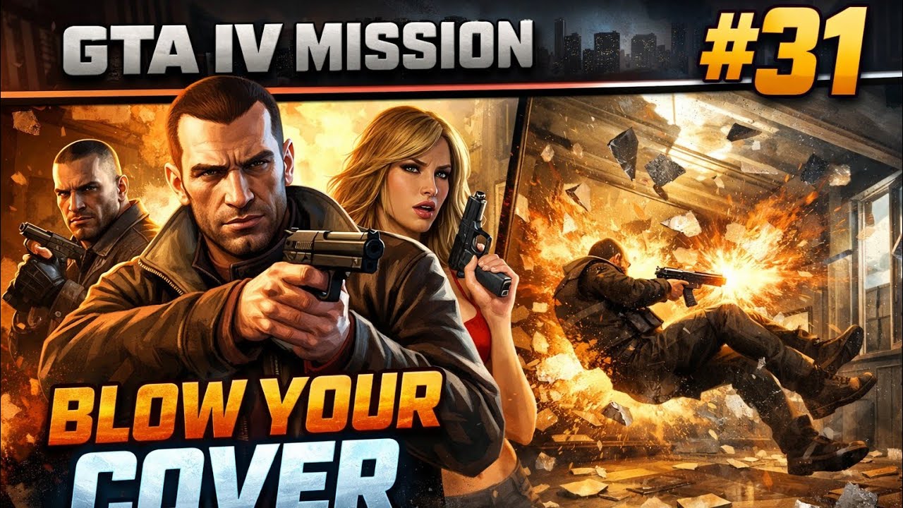 Undercover Gone Wrong 😱 GTA IV Mission-31 Blow Your Cover | PATEL GAMING|| 
