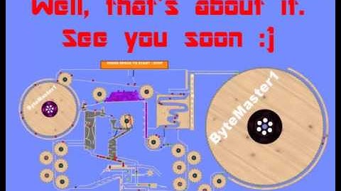 Algodoo Marble Run/CD Machine [HD] (Reverse) (Part I)