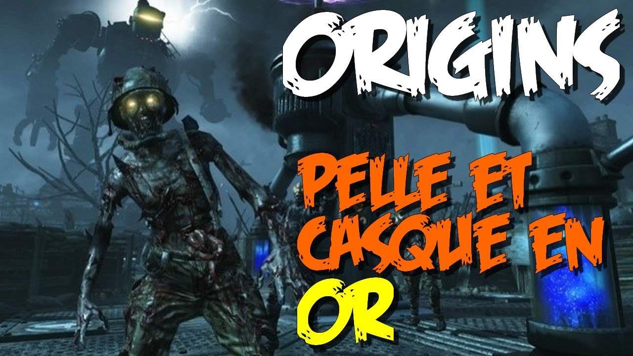 Black Ops 2 Origins Tuto Sur La Pelle Et Le Casque En Or Youtube