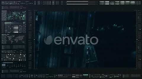 Futuristic Satellite Surveillance HUD 02 | Motion Graphics - Videohive template