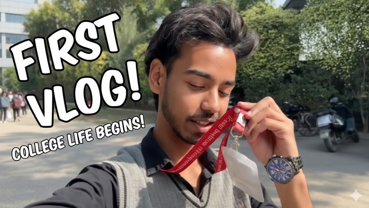 First Time College Vlog/ [Rawal-Olympics..😱]😨
