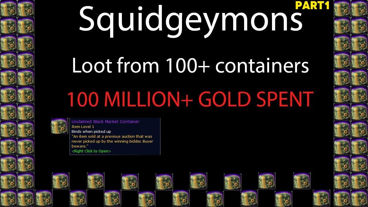 Loot from my first 100 Unclaimed Black Market Containers (HUGE LOOT) Part 1