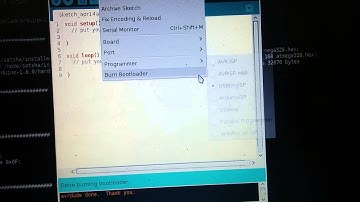 satshakit radar Arduino bootloader