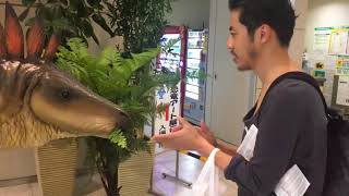 西野が恐竜の置物を壊した現場