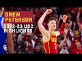 Drew peterson 202223 usc mens basketball highlights