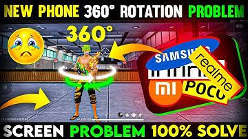 How Fix Free Fire 360 Degree Rotation Problem | Free Fire Auto Rotate Problem | Free Fire 180 Degree