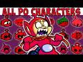 ALL PO CHARACTERS | FNF Character Test | Gameplay VS Playground