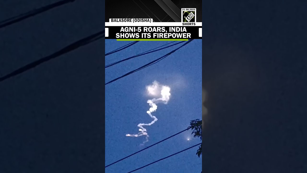 India Successfully Test Fires Agni 5 Missile Intermediate Range Ballistic Boosting Defence