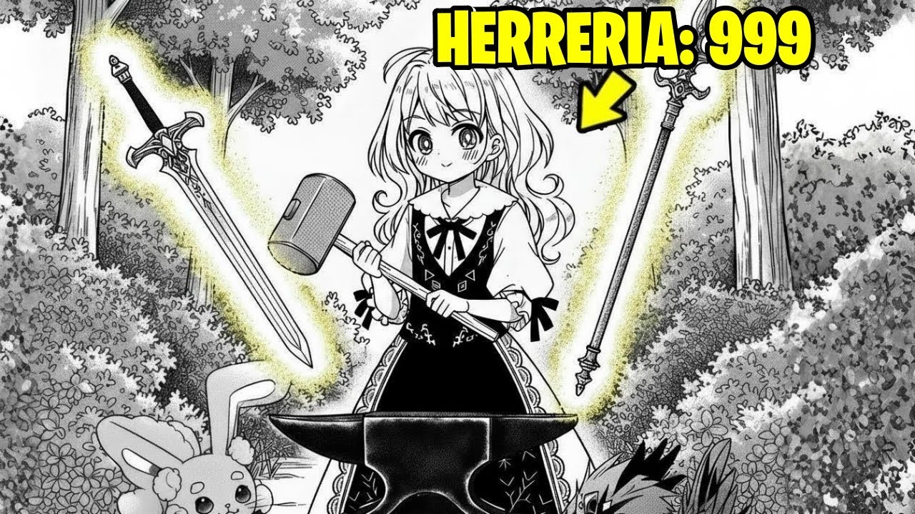 DIOS la mato por accidente y la envio a un ISEKAI como un HERRERO que hace ARMAS LEGENDARIAS