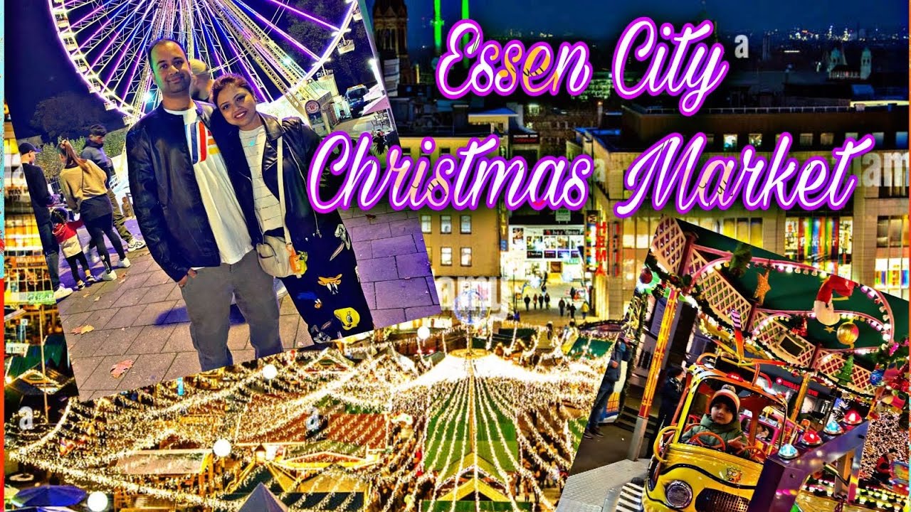 Essen Christmas Market 2022 Christmas 🎅🏻 in Germany Night view