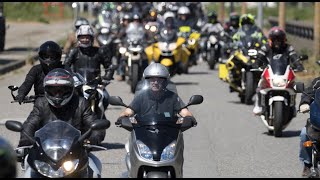 Opposés au contrôle technique des deux-roues, les motards manifestent entre Seclin et Dunkerque