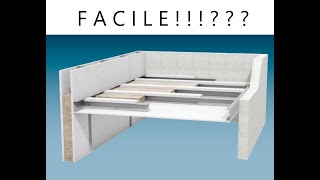 Plafond autoportant - autoporté  de 4 m M100