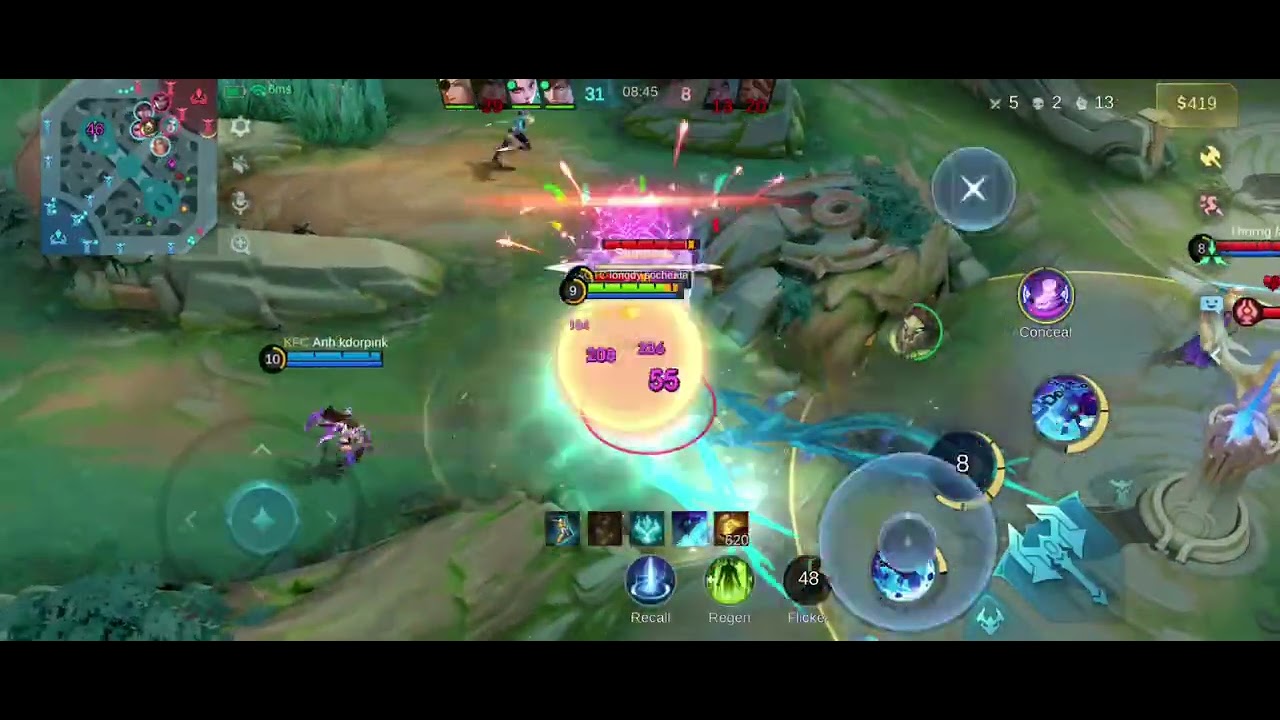 #mobilelegends  MYTHIC HONOR RANKED ដៃ roam ខានលេង roam យូរដូចមិចៗទេ