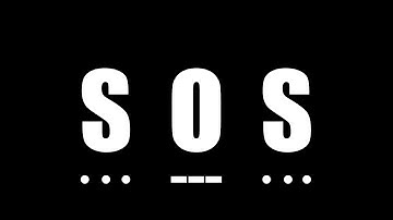 SOS Signal — Morse (Sound + Flashing Light) | 10 HOURS | SAVE A LIFE