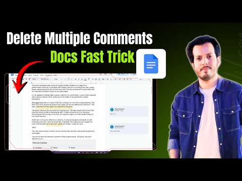 How To Delete Multiple Comments in Google Docs Easily