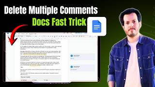 How To Delete Multiple Comments in Google Docs Easily