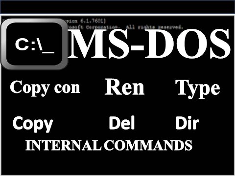 How To Create,Open, Rename,Copy And Delete The File In MS-DOS Command Prompt || Command Prompt