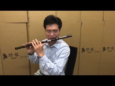笛子 D調 新疆民歌 解兵 紫竹 竹笛 教學 試音 DIZI