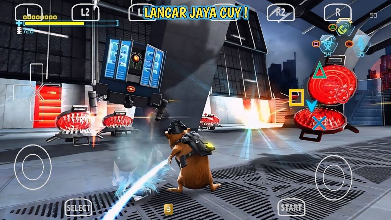 Keren !  Bisa Main Game G-Force PS3 di Android Offline dan Lanjay !