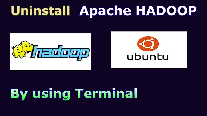 Removal of Hadoop Components and path from ubuntu Hadoop Uninstallation