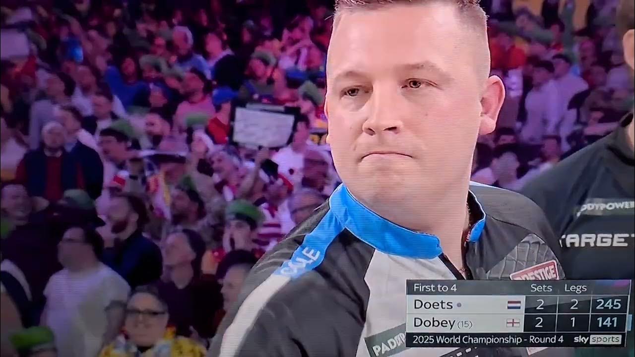 Chris Dobey Broke 9 Darter World Darts Championship 2025 YouTube