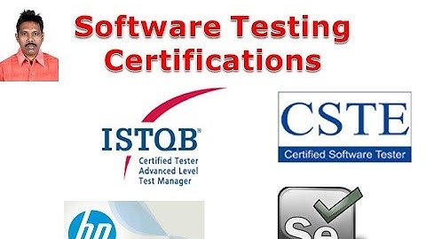 Software Testing Certifications