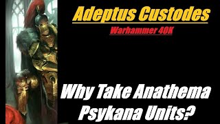 Adeptus Custodes Why Take Psykana Units Warhammer 40K 10Th Edition
