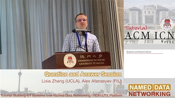 Q&A Session / NDN-LITE Tutorial @ ACM ICN 2019