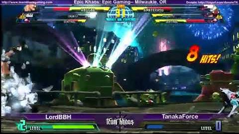 Epic Khaos Feb MvC3 Winners Finals- Lord BBH (CHN/SEN/HAG) vs TanakaForce (AMA/MAG/SEN)