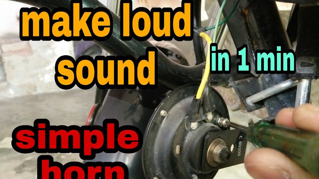 Make loud sound from simple horn for all scooter and bikesmr