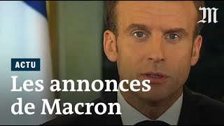 Discours d'Emmanuel Macron : la réponse aux « gilets jaunes »