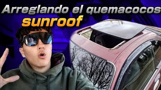 Como ARREGLAR el quemacocos SUNROOF!!! Honderos Locos  (acura integra 96)