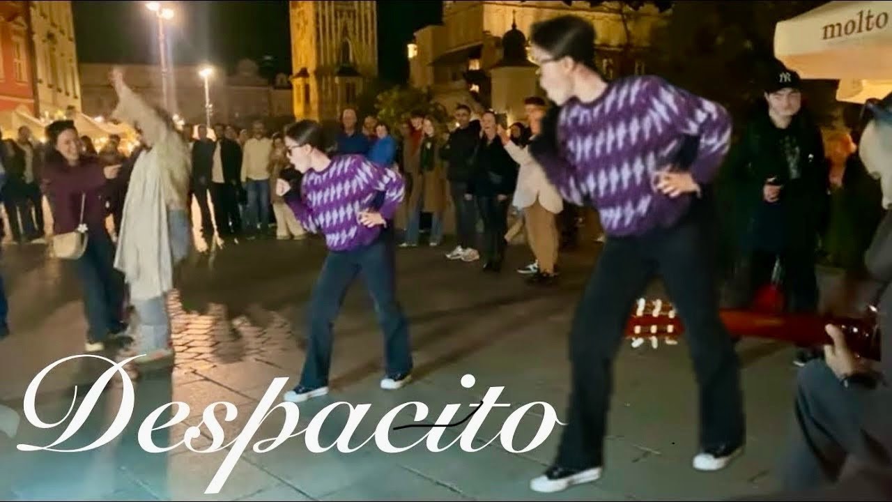 Группа испанских девушек в восторге от игры в Despacito!! | Имад Фарес