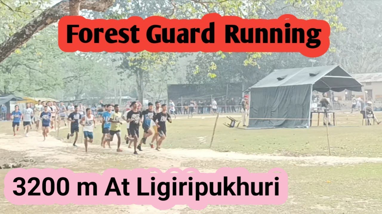 First Person Run Guard Forest Guard Running কৰিলো আজি | 3200 m Complete | Forest ৰ Running ...