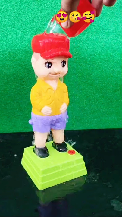 👨‍❤️‍👨🧎‍♂️The little doll was so naughty, she peed so fast and got on his body.#toys #viral #shorts