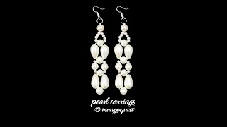 Mangoquest Pearl Earrings Tutorial DIY Fashion Jewellery