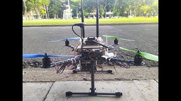 Quadcopter detect and tracking person using Pixhawk 4 and Jetson nano - First Test