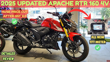 Finally 2025 RTR 160 4V is here 🔥 | Better than N160? 🤔 #apache_rtr #rtr1604v