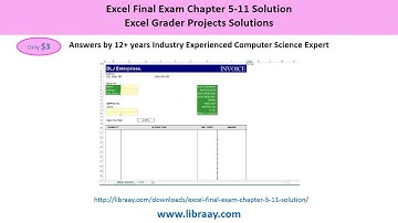Office 2013 MyITLab MS-Excel Grader Excel Final Exam Chapter 5-11