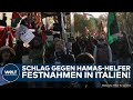 ITALIEN: Schlag gegen Hamas! Helfer wegen Finanzierung von Terror festgenommen