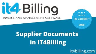 Supplier Documents in IT4Billing