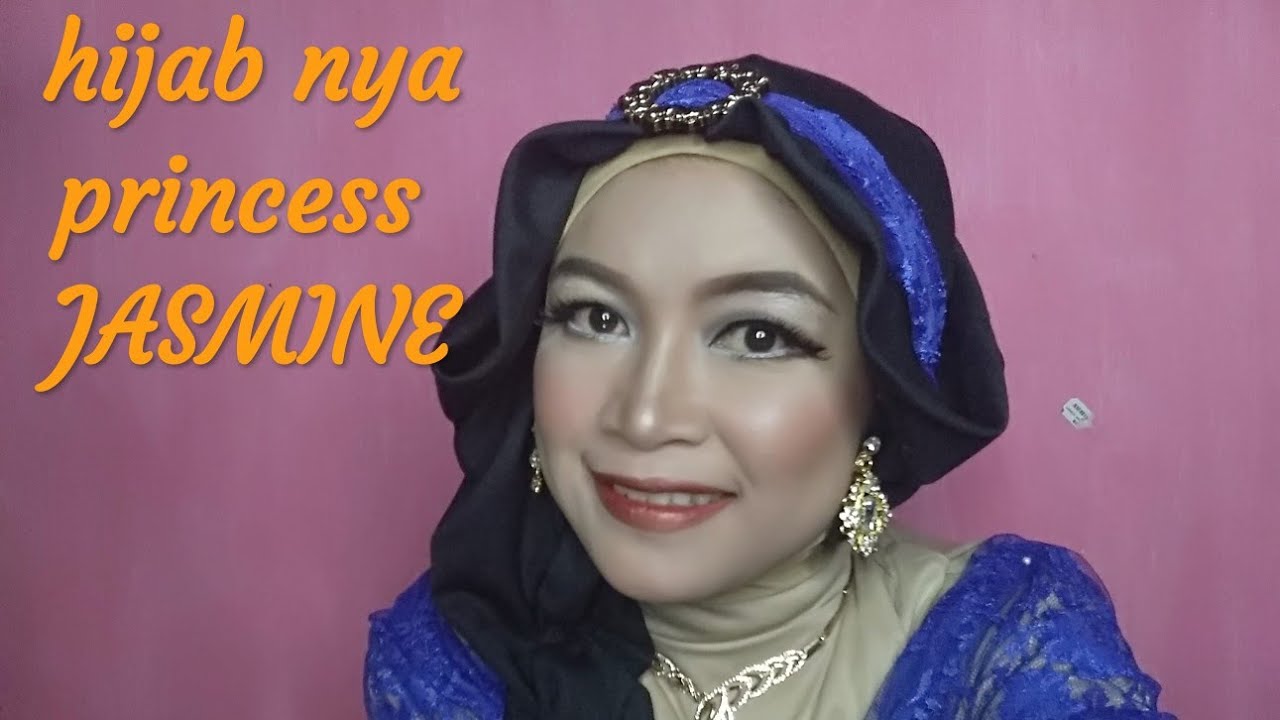 tutorial hijab princess jasmine