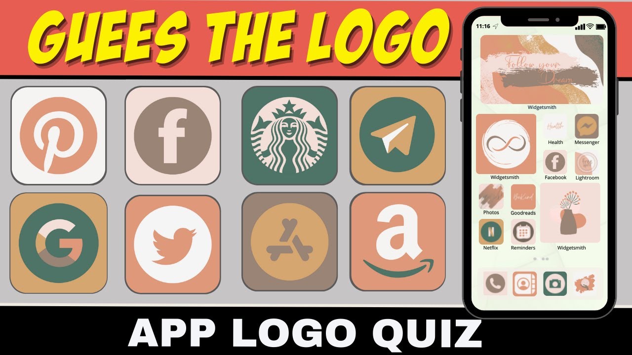 Guess the Logo Quiz Mobile Apps Edition 📲🤔 | 50 Logos by Their Custom Mobile Apps Icons | Logo Quiz
