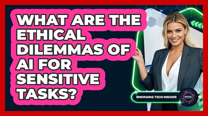 What Are The Ethical Dilemmas Of AI For Sensitive Tasks? - Emerging Tech Insider