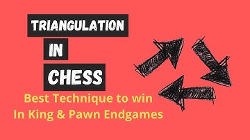 Triangulation in Chess // The Best Endgame Technique! // Chess Endgames
