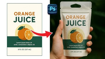 Step by step guide to create a juice bag mockup using Photoshop